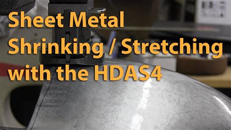 how to straighten sheet metal with heat|shrinking sheet metal by hand.